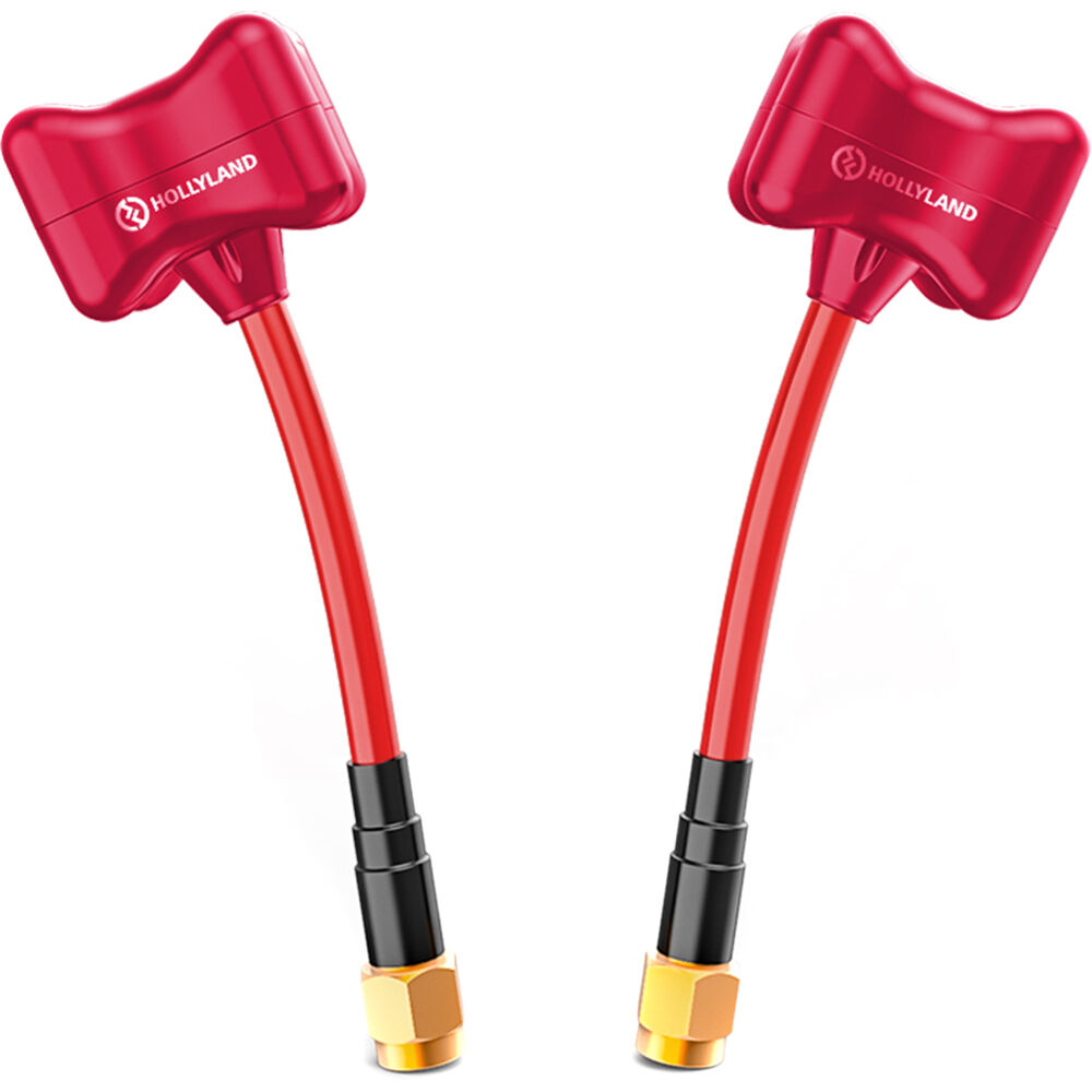 Hollyland Triumph Antenna Set for Mars 300/300 PRO/400/400S/400S PRO (2-Pack, Red)
