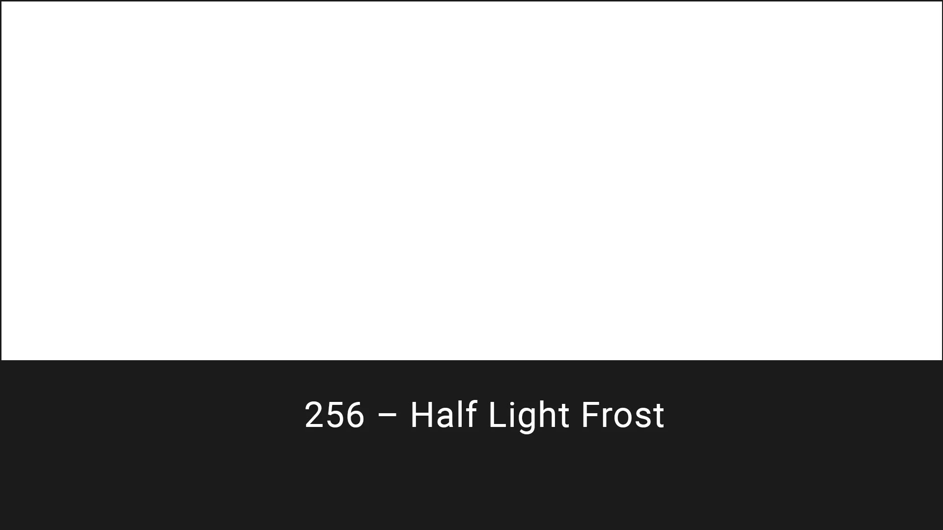 Cotech filters 256 Half Light Frost