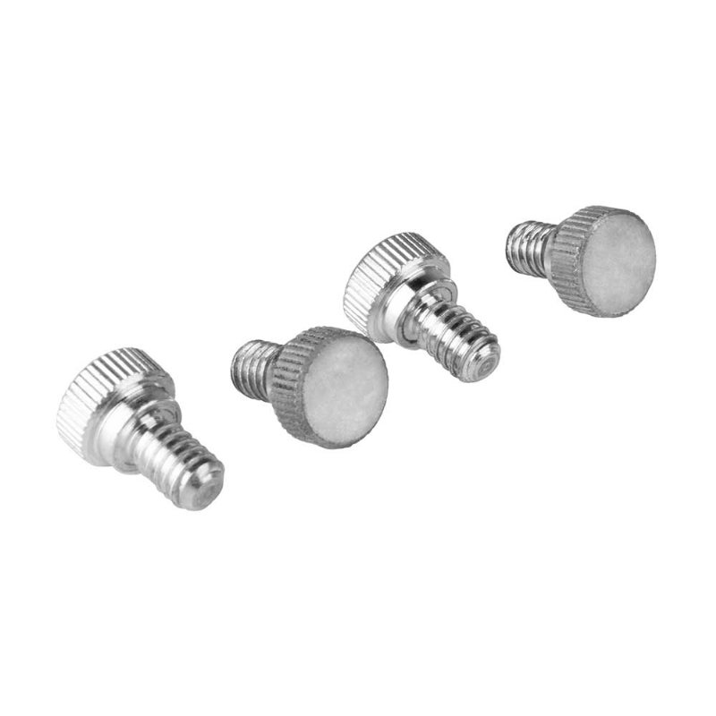 KUPO 1/4"-20*10mm Steel Thumb Screw, Knurled Head (Set Of 4)