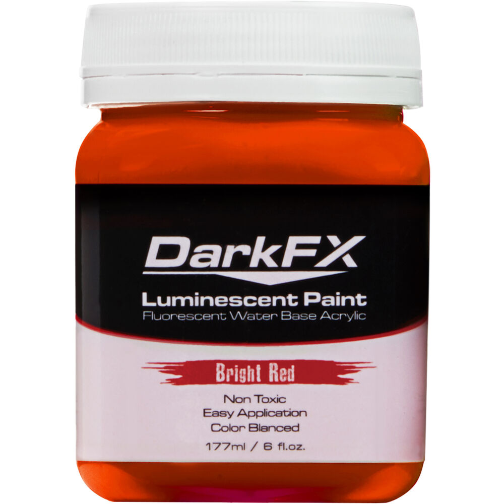 Antari DarkFX UV Paint (Bright Red, 6 Ounces)
