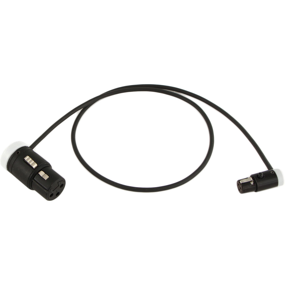 Cable Techniques CT-LPS-FX3T-24W Low-Profile LPXLR-3F to TA3F Cable (24", White)