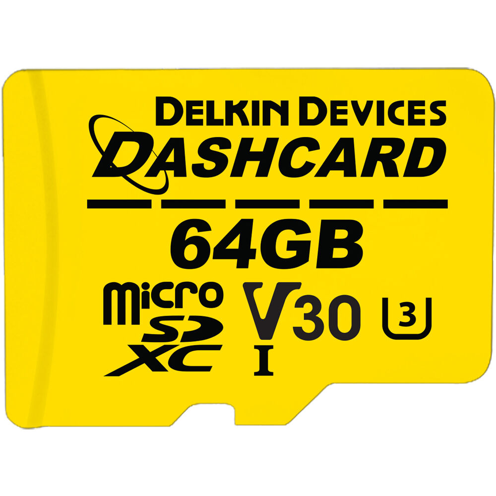 Delkin Devices 64GB DASHCARD UHS-I microSDXC Memory Card with SD Adapter