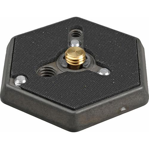 Manfrotto 130-38 Hexagonal Quick Release Plate (Flat Bottomed) with 3/8" Screw