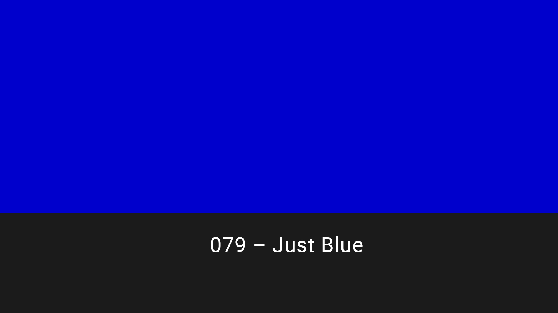 Cotech filters 079 Just Blue