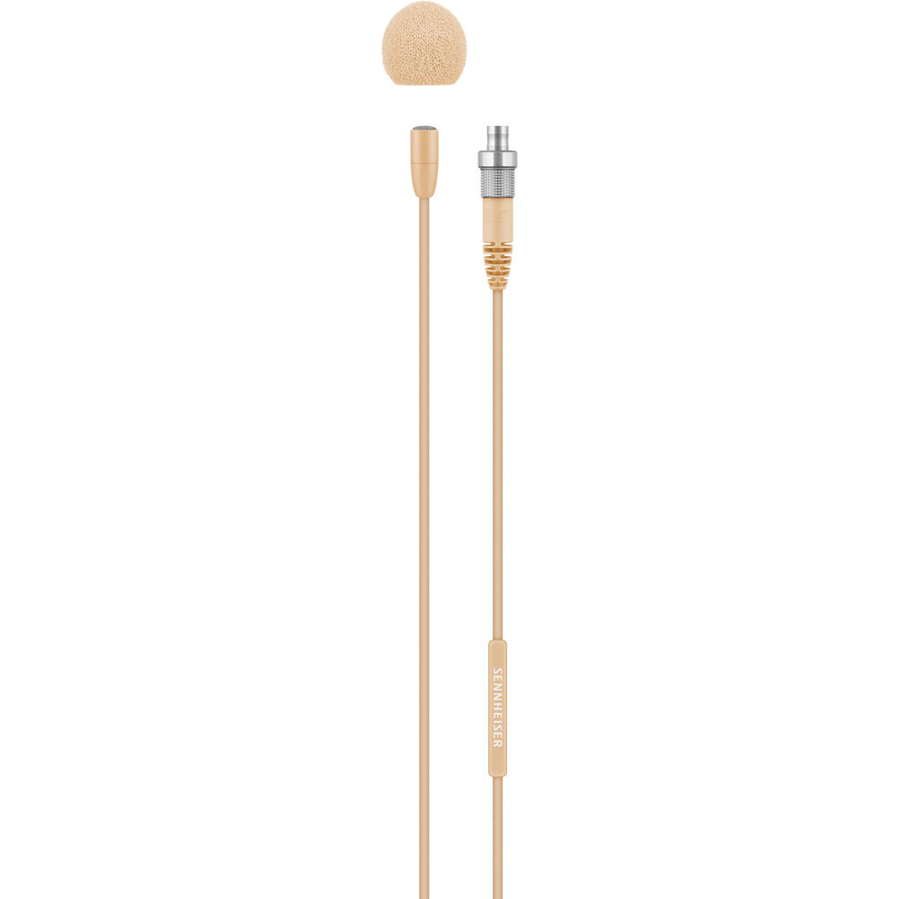 Sennheiser MKE Essential Omnidirectional Microphone with 3-Pin LEMO Connector (Beige)