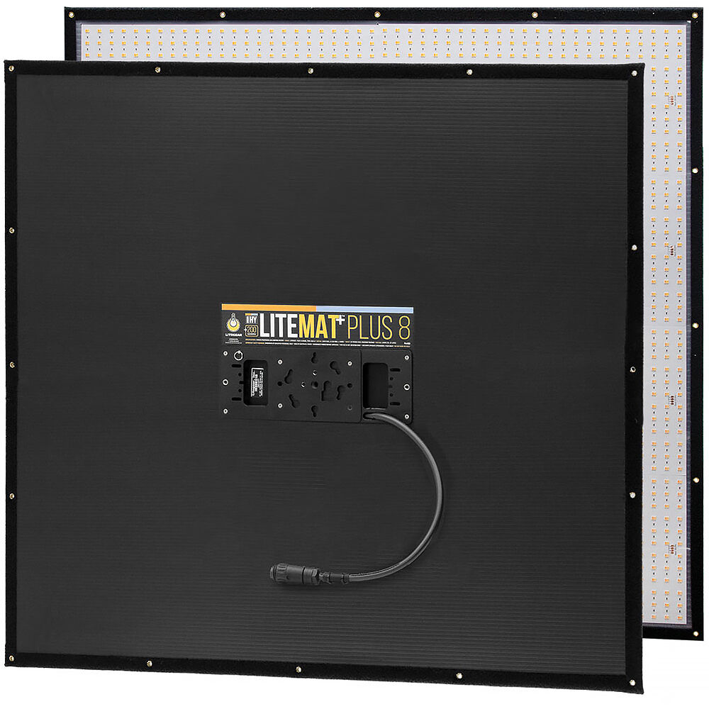 Litegear LiteMat Plus 8 Bi-Color LED Light Panel (Duo Dimmer Kit)