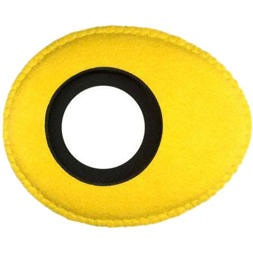 Bluestar Oval Ultra Small Viewfinder Eyecushion (Ultrasuede, Yellow)