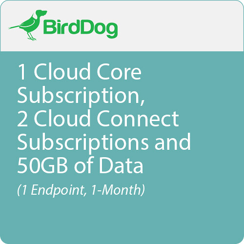 BirdDog 1 Cloud Core + 2 Connect + 50GB Data Bundle (1-Month)