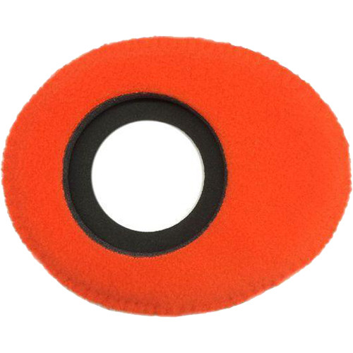 Bluestar Oval Small Viewfinder Eyecushion (Fleece, Orange)