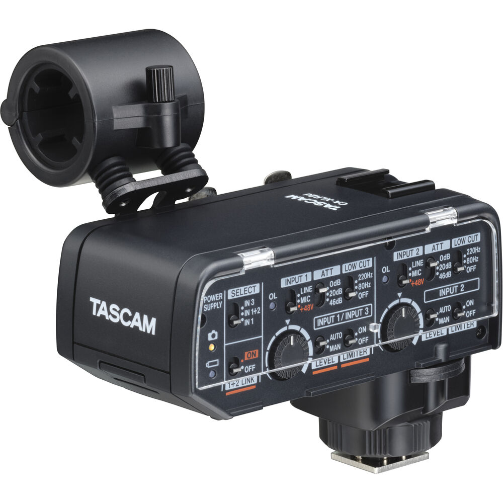 TASCAM CA-XLR2d-F XLR Microphone Adapter Kit for FUJIFILM Cameras