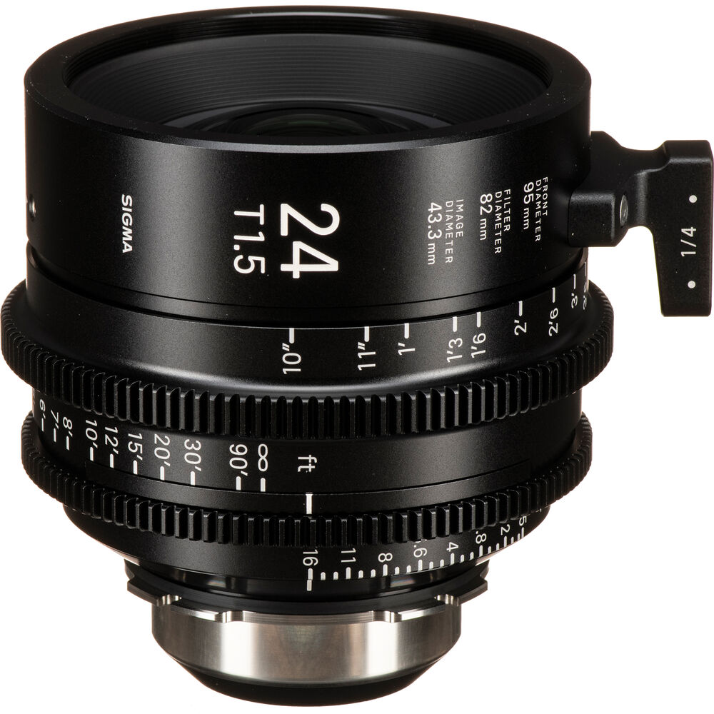 Sigma 24mm T1.5 FF High-Speed Cine Primes with /i Technology (PL Mount, Feet)