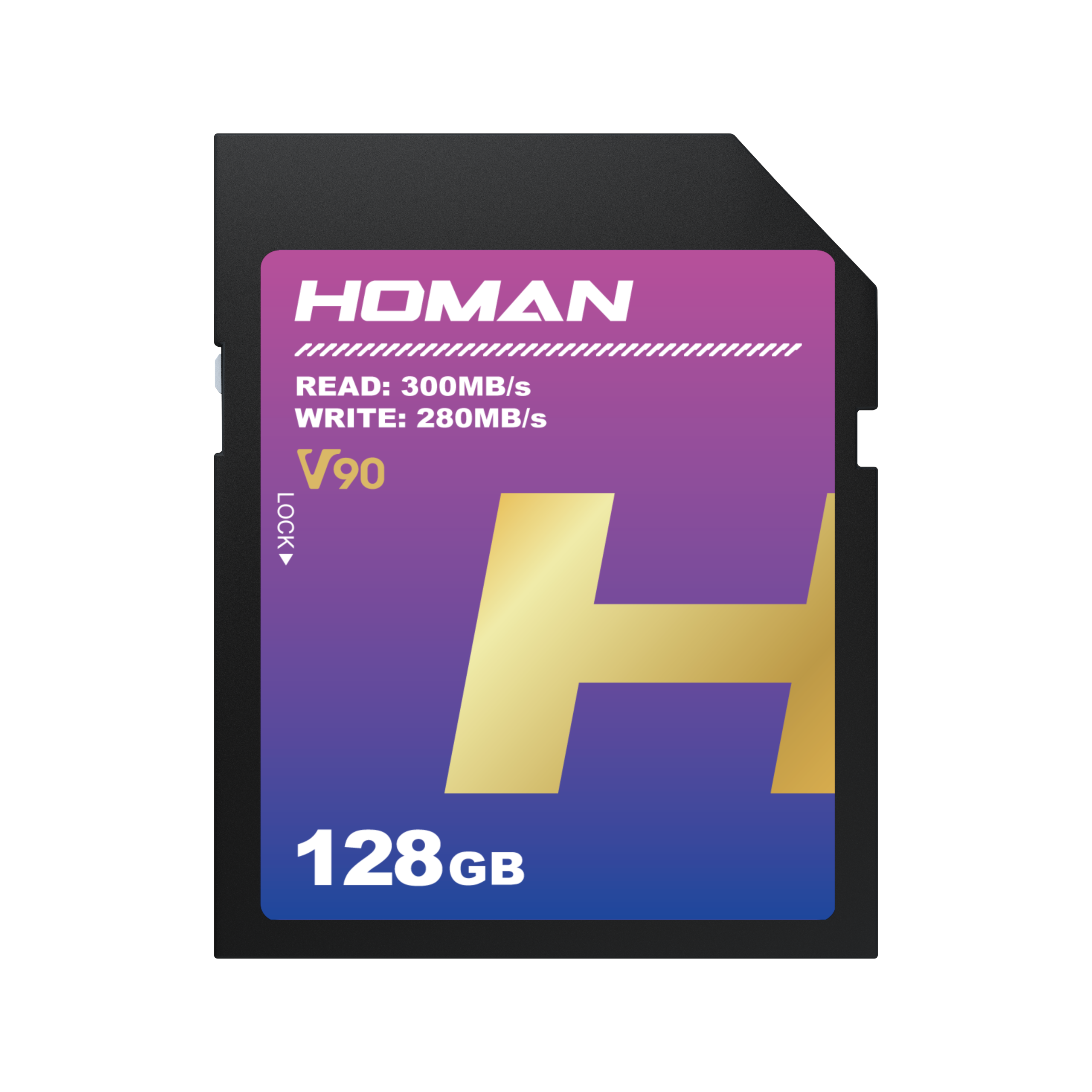 HOMAN UHS-II SD Card V90 128GB