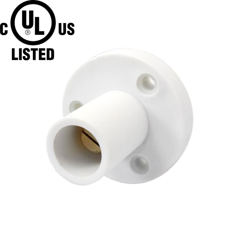 KUPO K-LOK 150A Single-pole Stud Male Receptacle- White