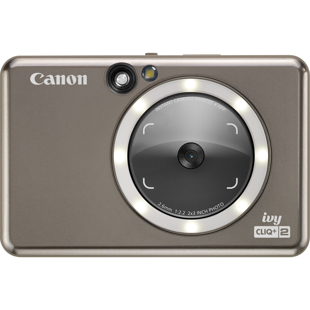 Canon IVY CLIQ+2 Instant Camera Printer (Metallic Mocha)