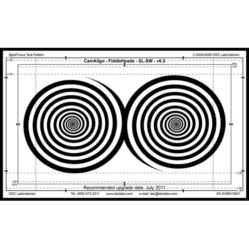 DSC Labs Fiddlehead Standard Focus Pattern Chart