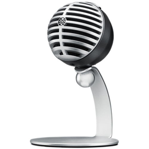 Shure MOTIV MV5 Cardioid USB/Lightning Microphone for Computers and iOS Devices (New Packaging, Gray/Black Foam)