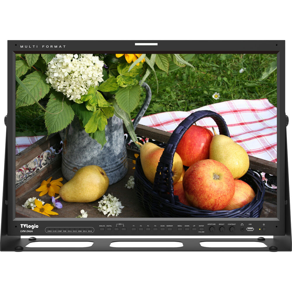 TVLogic 24" Full HD 3G-SDI IPS LCD Monitor